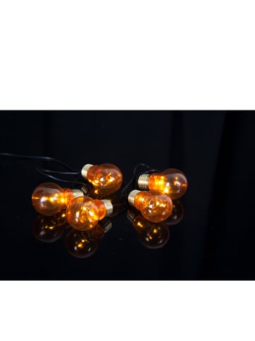 STAR Trading Ledguirlande "Glow Battery" oranje - (L)100 cm