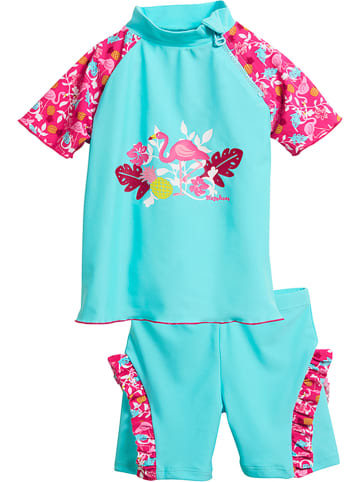 Playshoes 2-delige zwemoutfit turquoise