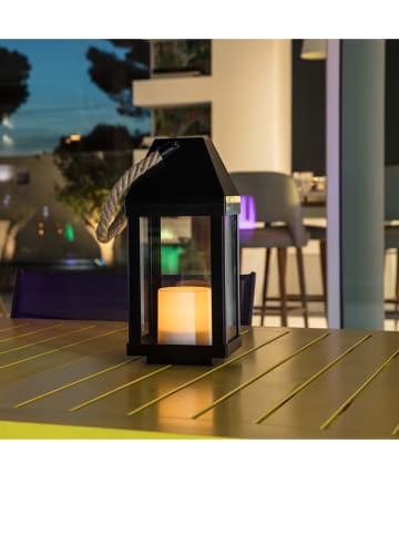 Lumisky Lampa solarna LED "Bougy" w kolorze czarnym - 13 x 30 x 13 cm