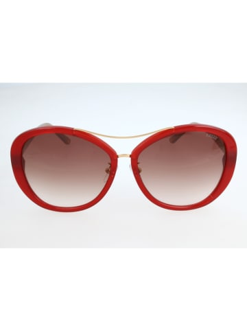 Bally Damskie okulary przeciwsłoneczne w kolorze złoto-czerwono-jasnobrązwym