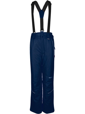 Trollkids Spodnie narciarskie "Holmenkollen" - Slim fit - w kolorze granatowym
