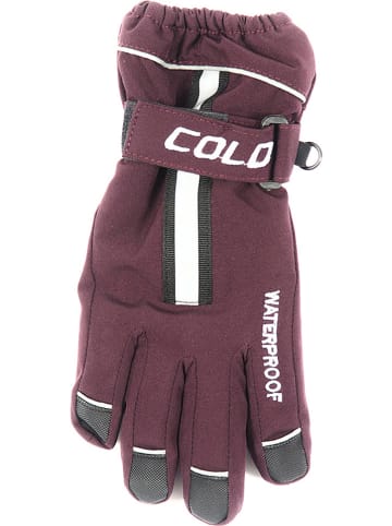 COLD Rękawiczki "Softy" w kolorze bordowym