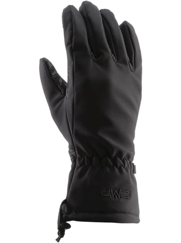 CMP Rękawiczki softshellowe w kolorze czarnym