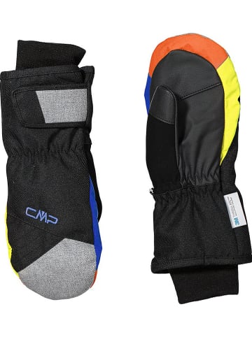 CMP Rękawiczki narciarskie w kolorze czarnym ze wzorem