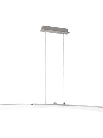 WOFI Lampa wisząca LED "Consell" w kolorze srebrnym - 120 x 10 cm