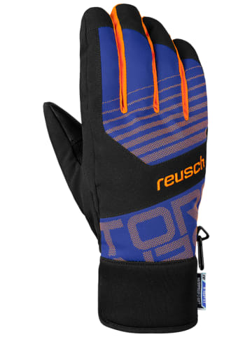 Reusch Ski-/snowboardhandschoenen "Torbenius R-TEX XT" zwart/blauw/oranje