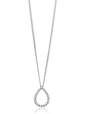 Revoni Weißgold-Halskette mit Diamanten - (L)45 cm