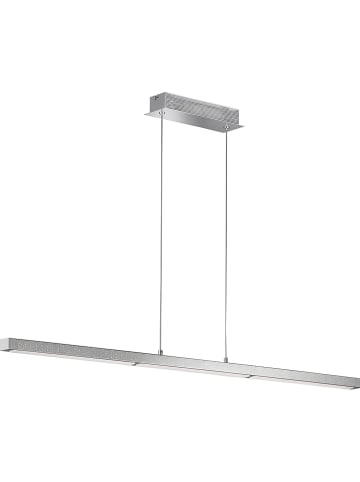 WOFI Lampa wisząca LED "Levi" w kolorze srebrnym - 102 x 7 cm