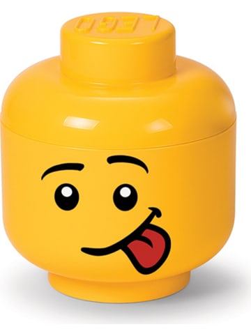 LEGO Opbergbox "Silly" geel - (H)18,5 x Ø 16 cm