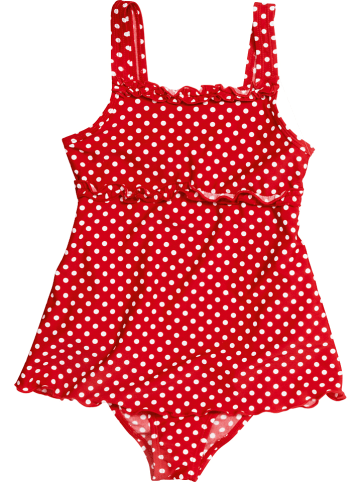 Playshoes Badpak rood/wit