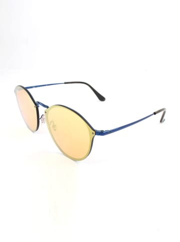 Ray Ban Damen-Sonnenbrille in Blau-Braun/ Gelb
