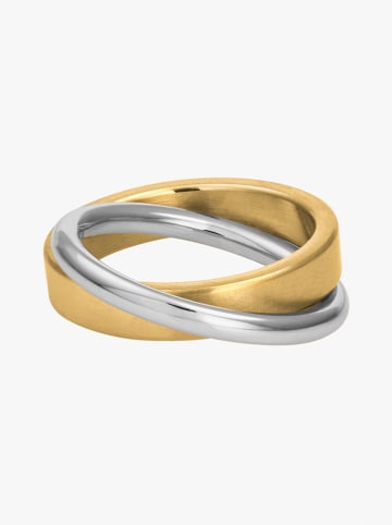 Steel_Art Vergulde ring