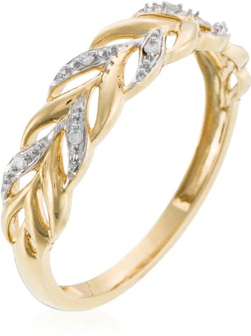 DIAMANTA Złoty pierścionek z diamentami