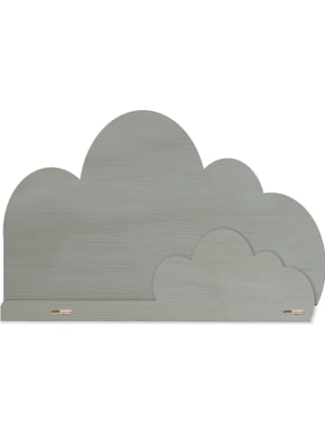 The Wild Hug Regał ścienny "Cloud" w kolorze szarym - 45 x 30 x 15 cm