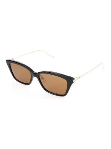 Adidas Damskie okulary przeciwsłoneczne w kolorze czarno-brązowo-złotym