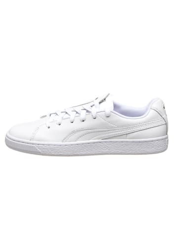 Puma Skórzane sneakersy "Basket Crush Emboss" w kolorze białym
