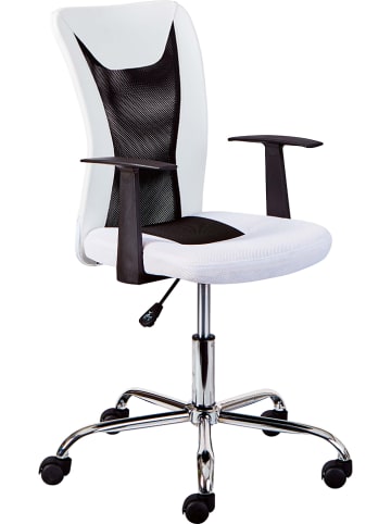 Inter Link Krzesło obrotowe w kolorze czarno-białym - 55 x 95 x 54,5 cm