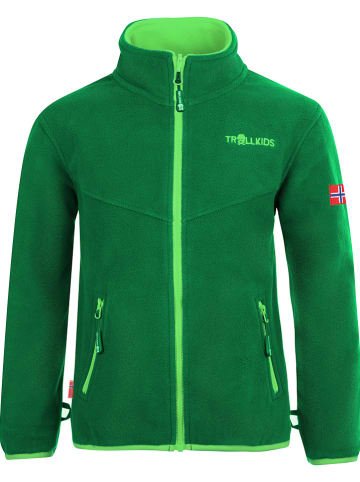Trollkids Fleece vest "Oppdal XT" groen