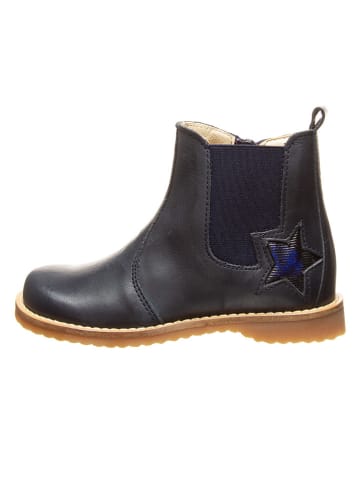 BO-BELL Leren boots donkerblauw