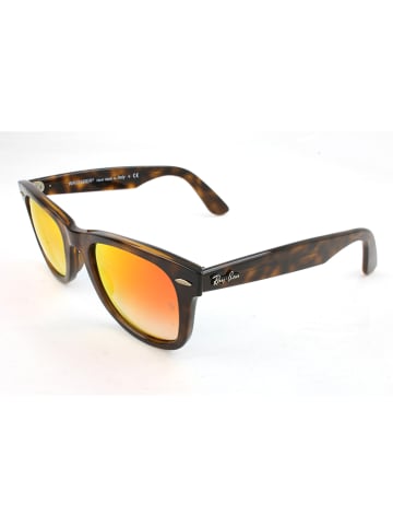 Ray Ban Damen-Sonnenbrille in Braun/ Gelb-Orange
