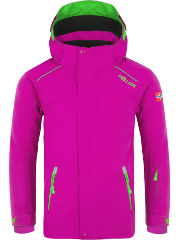 Trollkids Kurtka narciarska "Holmenkollen Pro" w kolorze różowym