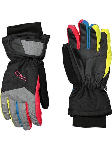 CMP Rękawice narciarskie w kolorze czarnym ze wzorem