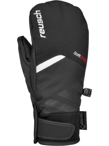 Reusch Rękawiczki narciarske "Bosco GTX® Junior Mitten" w kolorze czarno-białym