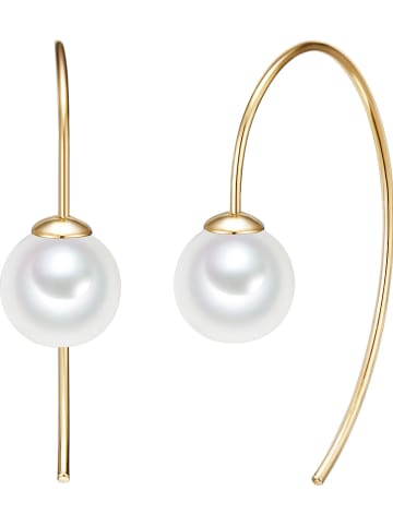 Pearls of London Pozłacane kolczyki z perłami