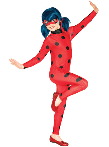 Rubie`s 2-częściowy kostium "Miraculous Ladybug" w kolorze czerwono-czarnym