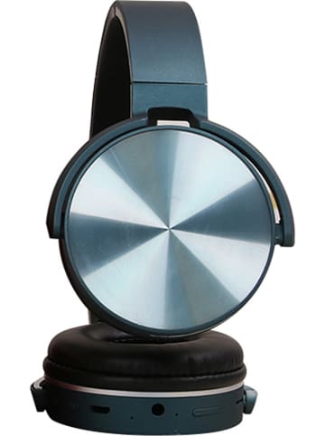 SWEET ACCESS Słuchawki bezprzewodowe Bluetooth On-Ear w kolorze niebieskim z radiem
