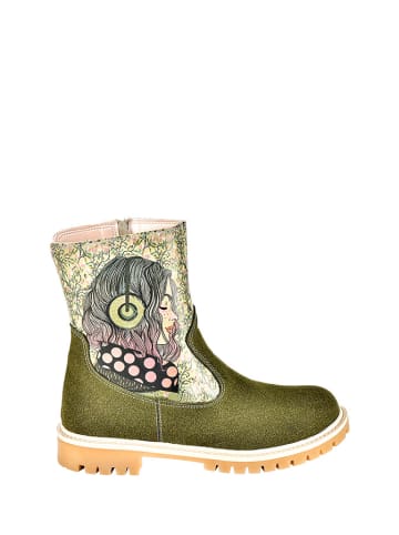 Streetfly Boots groen/beige/meerkleurig