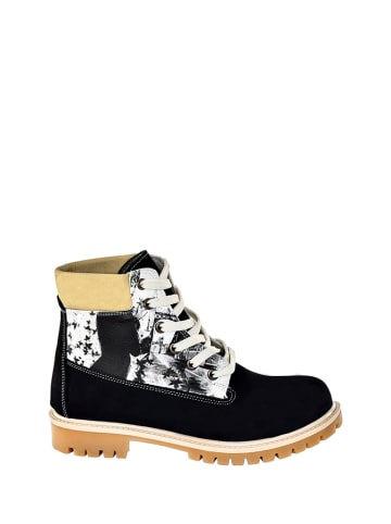 Streetfly Boots zwart/wit