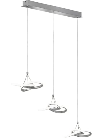 WOFI Ledhanglamp "Eliot" zilverkleurig - (B)21 x (D)81 cm