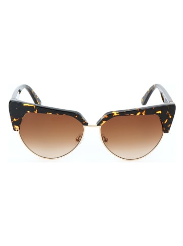 Karl Lagerfeld Dameszonnebril bruin/goudkleurig