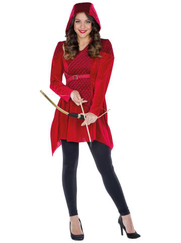 Rubie`s Sukienka kostiumowa "Robina" w kolorze czerwonym