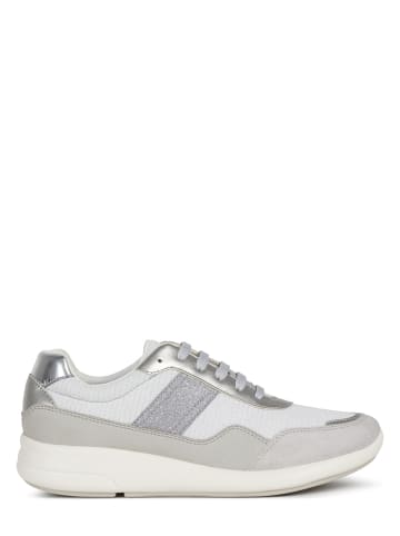 Geox Sneakers in zilver voor Dames, Maat 36. S Blomiee B - Schoenen.nl