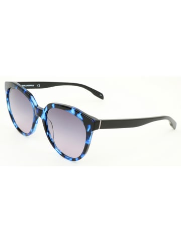 Karl Lagerfeld Dameszonnebril zwart-blauw/paars