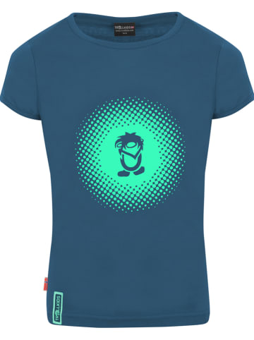Trollkids Koszulka funkcyjna "Logo" w kolorze niebieskim