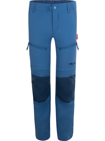 Trollkids Zipp-Off-Trekkinghose "Nordfjord" - Slim fit - in Blau