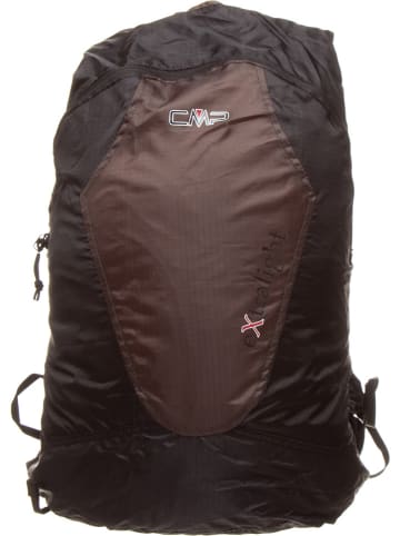 CMP Plecak "Packable" w kolorze czarno-brązowym - 32 x 48 x 7 cm
