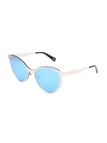 Marc Jacobs Damskie okulary przeciwsłoneczne w kolorze srebrno-niebieskim