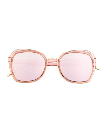 Bertha Damskie okulary przeciwsłoneczne "Jade" w kolorze jasnoróżowym