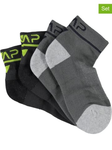 CMP 2-delige set: sokken grijs/zwart