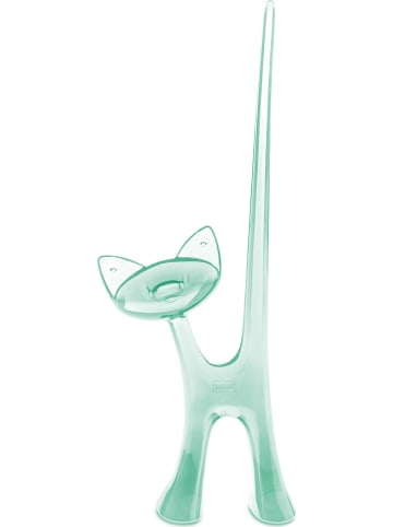 Koziol Ringhouder "Miaou" groen - (B)8,6 x (H)21,5 cm