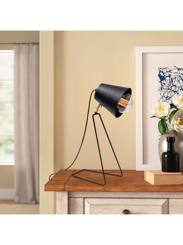 Opviq Lampa stołowa "Sivani" w kolorze czarnym - (S)15 x (W)40 x (G)25 cm