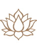 Wanddekor "Lotus Flower 1" - (B)43 x (H)50 cm