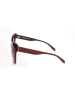 Karl Lagerfeld Damen-Sonnenbrille in Bordeaux