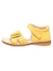 POM POM Leren sandalen geel