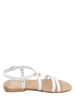 Romy B Leder-Sandalen in Weiß