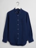 Gant Linnen blouse - regular fit - donkerblauw